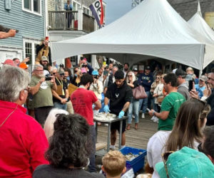 The annual Pemaquid Oyster Festival will return to Mine Oyster Restaurant in downtown Boothbay Harbor on Sunday, Sept. 29. (Photo courtesy Alyssa Allen)