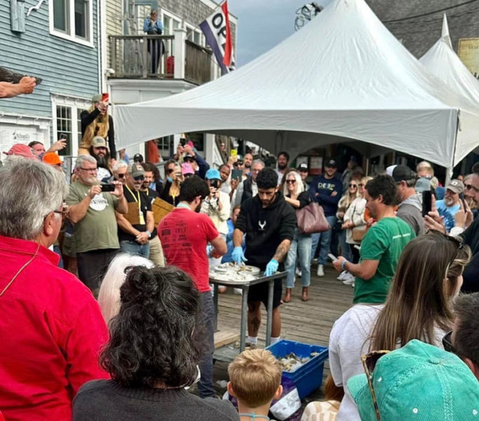 The annual Pemaquid Oyster Festival will return to Mine Oyster Restaurant in downtown Boothbay Harbor on Sunday, Sept. 29. (Photo courtesy Alyssa Allen)