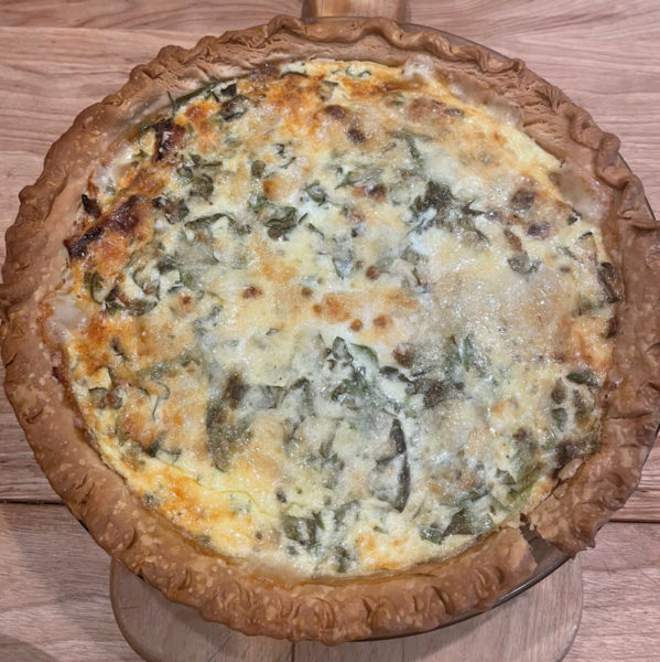 Zucchini olive quiche (Photo courtesy I. Winicov Harrington)