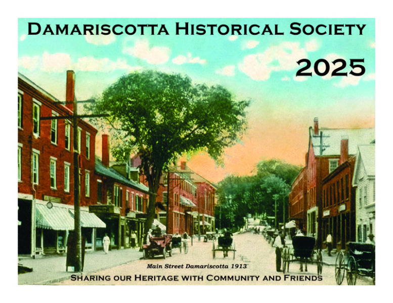 The cover for Damariscotta Historical Society's 2025 calendar. (Courtesy photo)