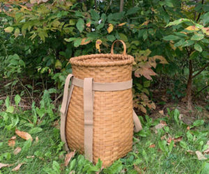 Guest instructor Jes Steele will guide participants step-by-step through the process of making a large reed pack basket during a workshop hosted by Coastal Rivers Conservation Trust on Saturday, Dec. 7. (Photo courtesy Coastal Rivers Conservation Trust)