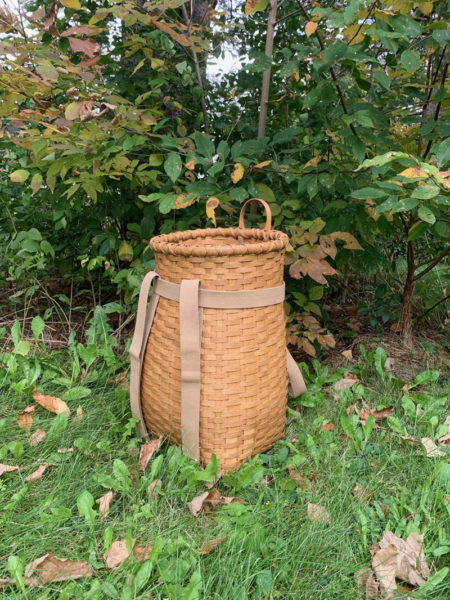 Guest instructor Jes Steele will guide participants step-by-step through the process of making a large reed pack basket during a workshop hosted by Coastal Rivers Conservation Trust on Saturday, Dec. 7. (Photo courtesy Coastal Rivers Conservation Trust)