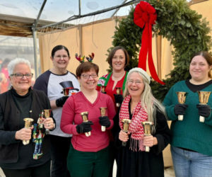 The Penobscot Bay Ringers, a Midcoast-based community handbell choir. The group will perform during the Waldoborough Historical Society's Christmas open house on Sunday, Dec. 8. (Courtesy photo)