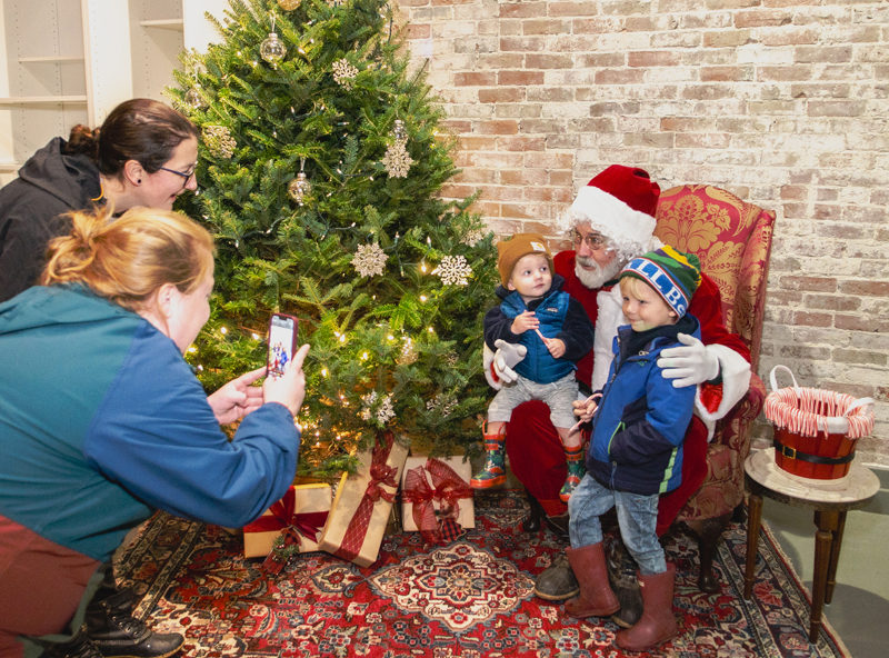 Families are invited to visit the Santas workshop on Friday, Dec. 6, at 7 Lincoln St. in Wiscasset during Wiscasset Holiday Marketfest. (Photo courtesy Bob Bond)