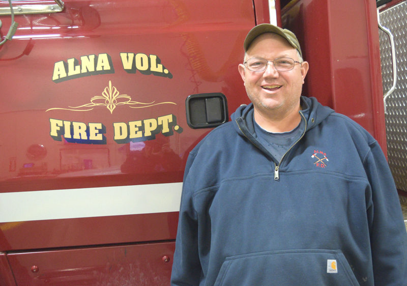 Alna Fire Chief Mike Trask quietly celebrated 30 years at his department's helm in 2024. The lifelong Alna resident said Maine really is the way should be and he cant imagine wanting to live anywhere else. (Sherwood Olin photo)