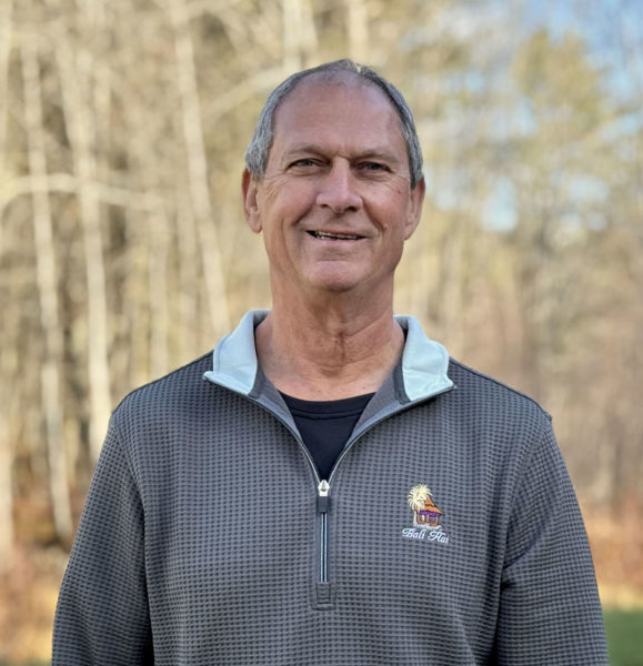 Robert Clifford stands in the yard of his Walpole home on Thursday, Dec. 12. Clifford, the former president of the Damariscotta-based Colby and Gale Inc., is a current member of the South Bristol Select Board. (Johnathan Riley photo)