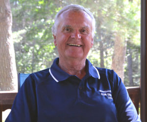 Retired Wiscasset Middle High School math teacher and coach Timothy "Tim" Flanagan at his home in 2017. Surrounded by family, Flanagan died at his home on Dec. 6. (LCN file)