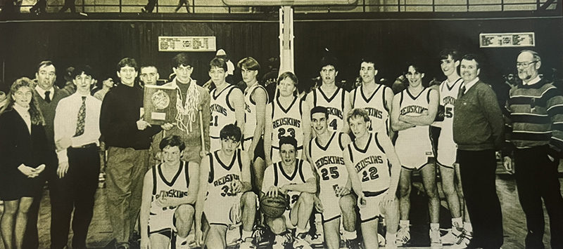 Coach Timothy "Tim" Flanagan led the 1990-1991 Wiscasset boys basketball team to Wiscassets first boys basketball state championship win in 1991. (LCN file)