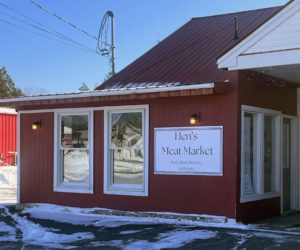 Hen's Meat Market, at 306 Bath Road in Wiscasset. Owners Miranda Rumery and Matt Cressey opened the market, which offers products from farms throughout the state, on Dec. 28, 2024. (Piper Pavelich photo)