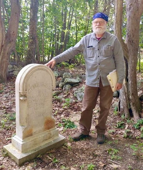 Lincoln County Historical Association will present an online talk by Dave Probert about his restoration work in local cemeteries on Thursday, Jan. 30. (Courtesy photo)