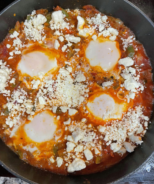 Eggs in purgatory (Photo courtesy I. Winicov Harrington)