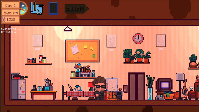 Jason Hinman and Jesse Hinman designed every element of "The Art Collector," from the graphics and sounds to the dialogue, and missions the characters play. Jesse Hinman said that AI has helped them learn how to write game code more quickly than traditional lessons. (Courtesy photo)