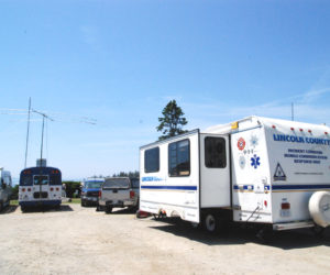 The Lincoln County Mobile Communication Response Unit in the field. (Photo courtesy Pen Bay Amateur Radio Club)