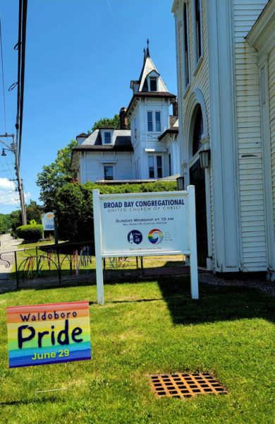 Waldoboro Pride activities are built around a free community meal at Broad Bay United Congregational Church of Christ on Main Street. (Courtesy photo)