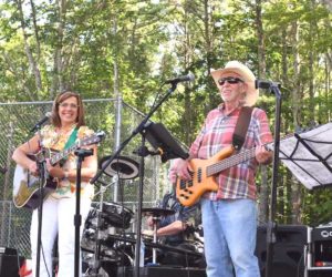 Debbie Myers (left), with Redneck Rodeo bassist Jackson Gay, will return to perform at North Nobleboro Day for a 20th year on Saturday, Aug. 9. (Courtesy photo)