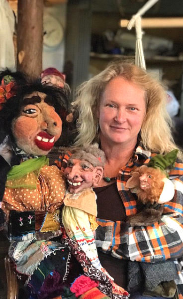Melissa Glendinning will present her creative handmade puppets at Bristol Area Library on Friday, July 18. (Courtesy photo)