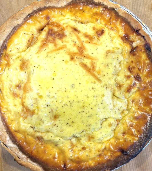 Ricotta-bacon quiche (Photo courtesy I. Winicov Harrington)
