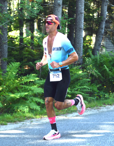 August Avantaggio, of Damariscotta, won the Pemaquid Triathlon in a time of 1:14:12 on Sunday, Aug. 24 in Bristol. (Mic LeBel photo)