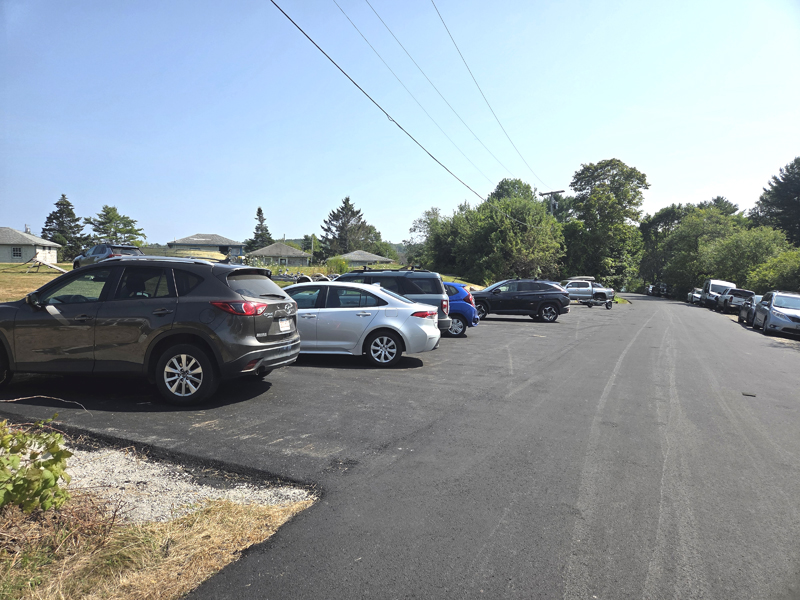 15 new parking spots at the landing. (Photo courtesy Lori Crook)