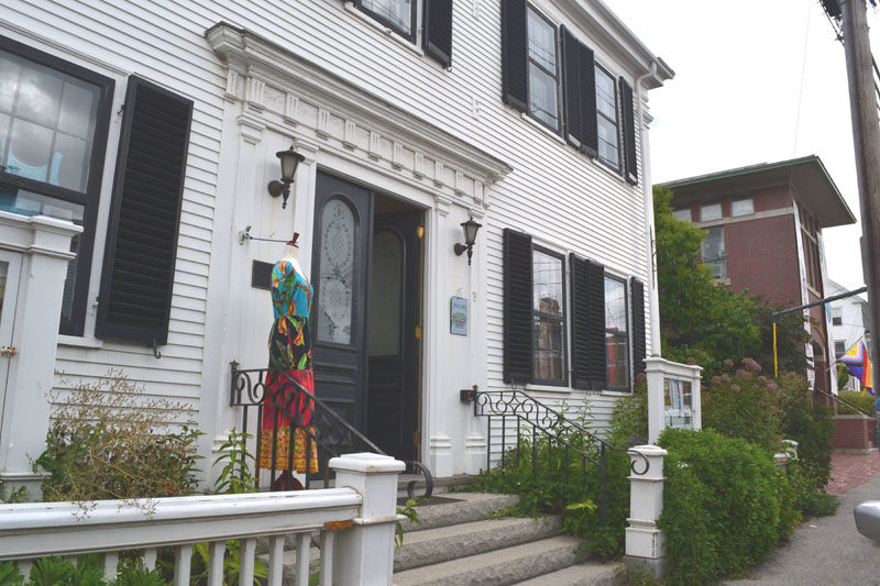 Turn Style's doors open for business in downtown Damariscotta on Friday, Aug. 29. The consignment store, at 170 Main St., has clothes and accessories for sale. (Ali Juell photo)