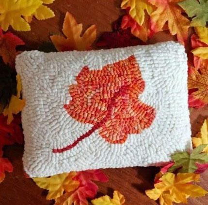 Attendees of the Saltwater Artists Gallery's rug hooking workshop will make their own buckwheat pillow. (Photo courtesy Saltwater Artists Gallery)