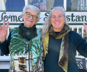 Now under the management of Lynne Urquhart's daughter-in-law Annie Nixon (right), Women of Substance in Damariscotta continues to carry forward its tradition of quality, eco-friendly fashions and attentive service. (Courtesy photo)