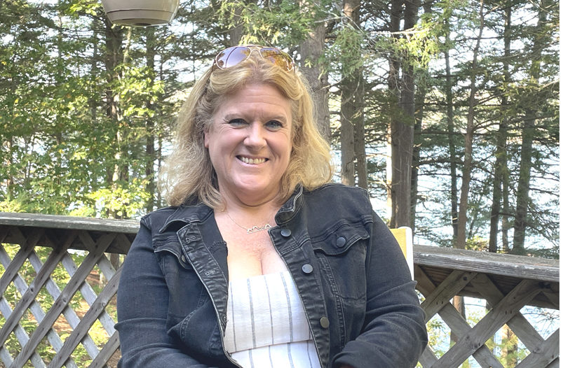 Businesswoman and first responder Leah Puckey still works six days a week and devotes time to care for her father. Born and raised in Newcastle, Puckey now lives in Damariscotta where she just joined the town's budget committee. (Sherwood Olin photo)
