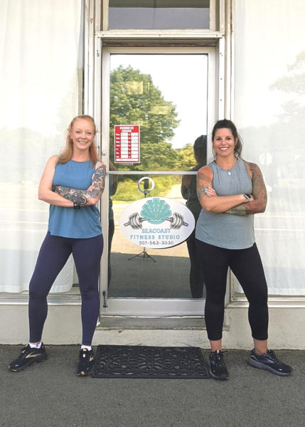 Jilian Noriega and Tracy Benson are excited to welcome all to Seacoast Fitness Studio, at 90 School St. in Damariscotta. The business will have an open house from 10 a.m. to noon on Saturday, Nov. 1. (Photo courtesy Seacoast Fitness Studio)
