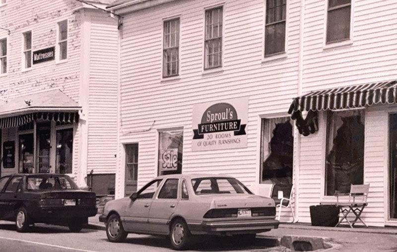 Sproul's Furniture "by the bridge" in 1995. The furniture store has been located in Newcastle for 87 years. (LCN file photo)