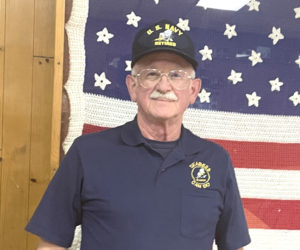 Retired Chief Petty Officer Paul Mosely chose to enlist in the Navy rather than wait to be drafted in 1971. Although the Vietnam War was unpopular at the time, Moseley said not serving his country was never an option. (Sherwood Olin photo)