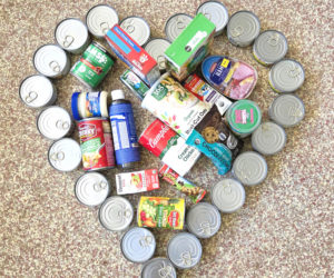 A display of recent thoughtful donations made to Healthy Lincoln County programs. (Photo courtesy Healthy Lincoln County)