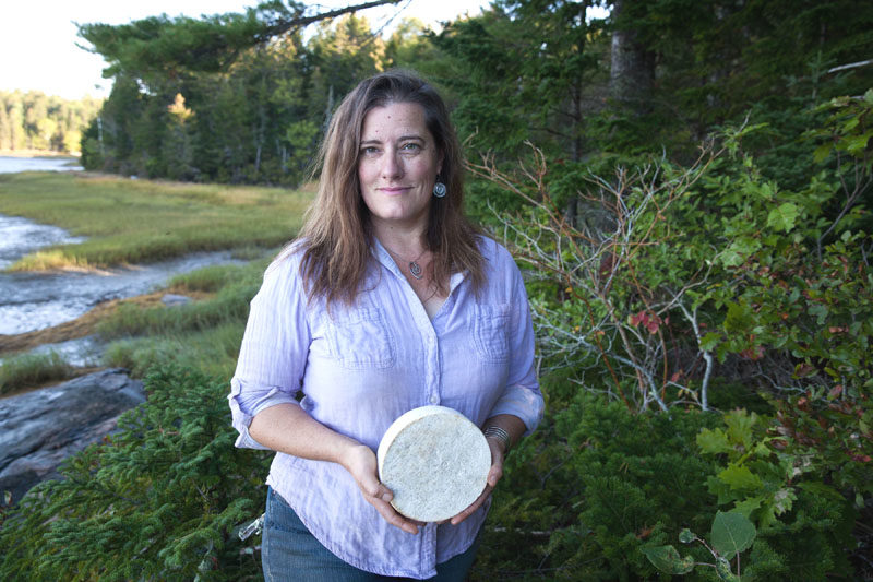 Allison Lakin, of Lakins Gorges Cheese, holds Opus 42, which received a silver award at the World Cheese Awards on Thursday, Nov. 13. (Photo courtesy Allison Lakin)