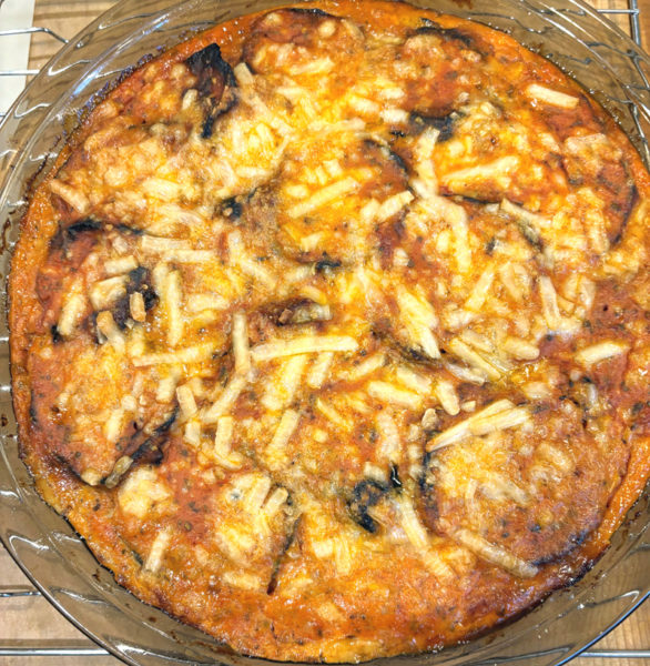 Mediterranean three-cheese vegetable mélange (Photo courtesy I. Winicov Harrington)