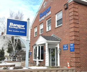 The 100 Main St. branch of Bangor Savings Bank in downtown Damariscotta. The bank will consolidate the branch with the location at 619 Main St. in Damariscotta on March 27, 2026. (Maia Zewert photo)