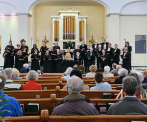 The St. Cecilia Chamber Choir performs in May 2025. The chorale is currently auditioning tenors and basses in preparation for the group's 30th anniversary concerts in May. (Photo courtesy David O'Brien)