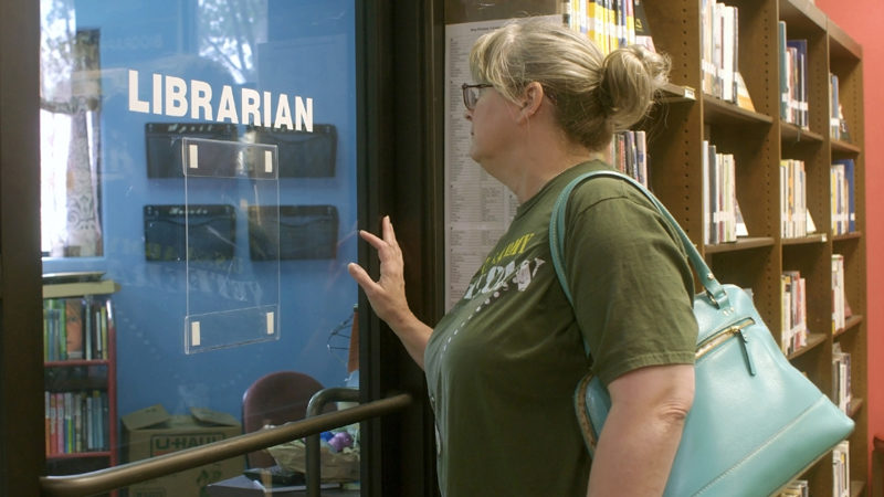 A still from "The Librarians" featuring Suzette Baker. The award-winning documentary will play at The Waldo Theatre on Sunday, Jan. 11. (Courtesy photo)