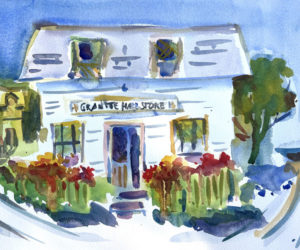 "Granite Hall Store," by Brigitte Bowyer Carey (Courtesy photo)