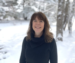Paula Schuster doesnt mind the snow outside her Jefferson home. When she is not at work, teaching third grade at the Nobleboro Central School, Schuster said she likes to be at home where she takes every excuse she can to get outside. (Photo courtesy Rachael Schuster)