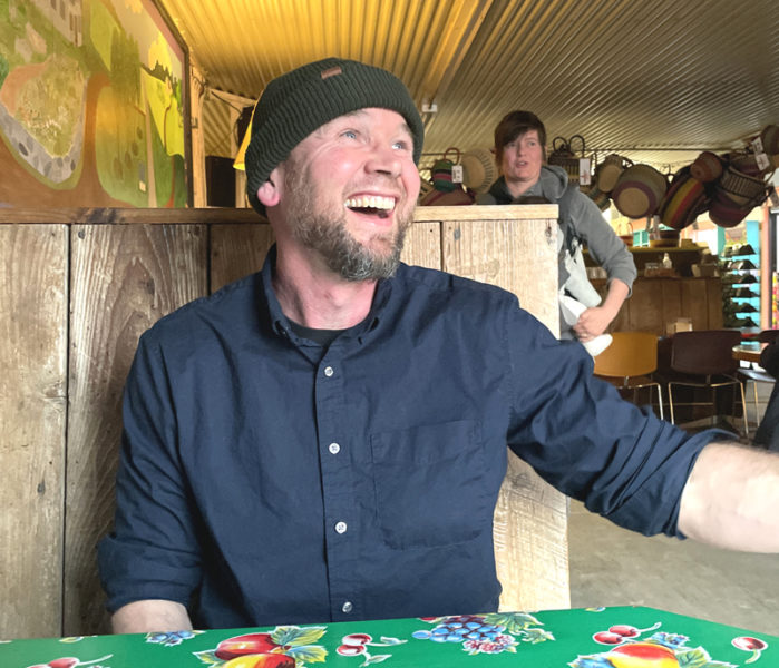 Shawn Gallagher, a Whitefield resident who works in Southport, couldnt be happier to have a hand in both communities. Friends told Gallagher about Whitefield long before he moved there and he said he knew he wanted to be a part of the Southport Elementary School virtually from the minute he laid eyes on the place. (Sherwood Olin photo)