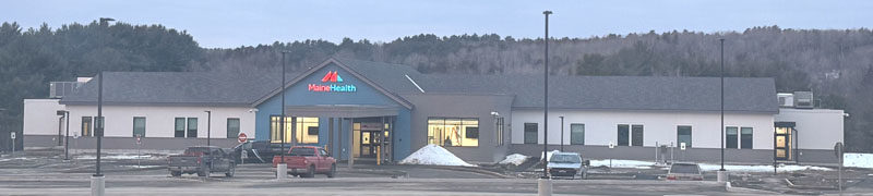 Waldoboros new primary care facility at 126 Depot St. in Waldoboro. The facility will replace the two MaineHealth primary care facilities currently operating out of converted homes on West Main Street and Mill Street. It includes 22 exam rooms, an onsite lab, and a community room. (Christina Brown photo)