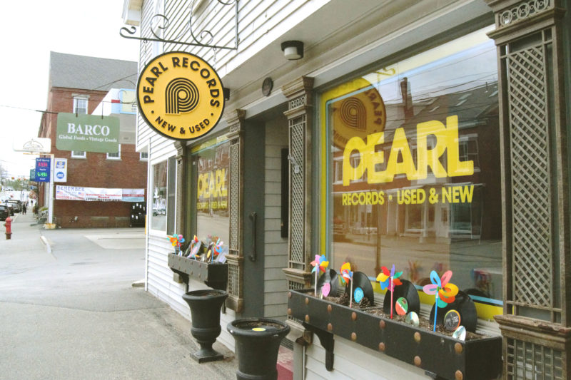 Pearl Records, at 93 Main St. in Damariscotta, will open its doors in May. Owner Sally Delaney said the store will sell a variety of vinyl records, CDs, cassettes, gear for musicians, artwork, and more. (Emily Bracher photo)