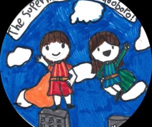 This year's Waldoboro Day logo by Miller School student Ezabella Fogleman (Courtesy photo)