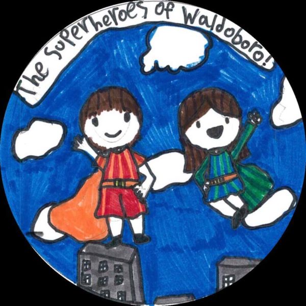 This year's Waldoboro Day logo by Miller School student Ezabella Fogleman (Courtesy photo)