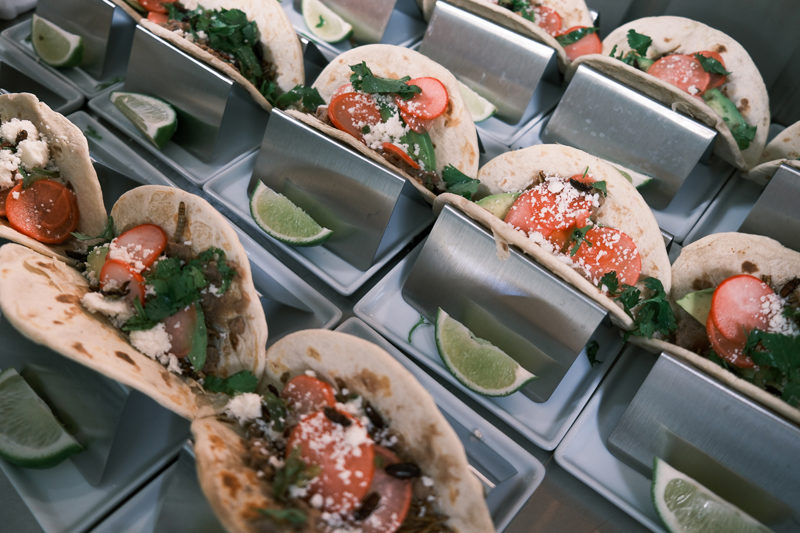 Mealworm tacos, made with product from Invertebration, are served up at the first-ever Sustainable Supper with Edible Insects in 2024. (Photo courtesy Kerry Payne)
