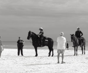 "Horse Patrol II," by Cordelia Edwards (Courtesy photo)