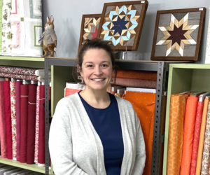 Jenna Guest, of Carpenter Quilts in Damariscotta, will host two events at the Old Bristol Historical Society's campus over the summer. (Courtesy photo)