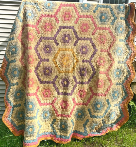 One of the historic quilts from Lincoln County that will be in Jenna Guests presentation at the Old Bristol Historical Society's campus on Saturday, June 27. (Courtesy photo)