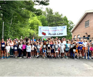 Runners wait at the starting line for the 2025 Strawberry Shortcake Shuffle. (Photo courtesy Healthy Kids)