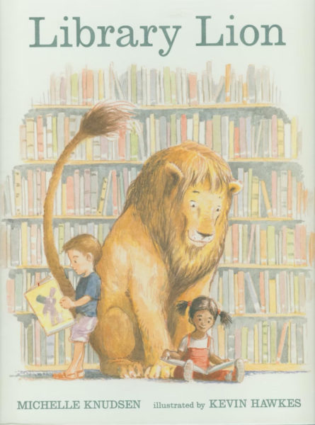 The cover for "Library Lion," illustrated by Kevin Hawkes (Courtesy photo)