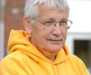 Medomak Valley coach George Gould earned his 2,000th career win at the Class B track and field state championship meet on June 6 in Freeport. (Paula Roberts photo, LCN file)